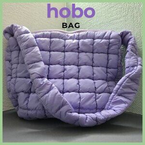 Quilted Hobo‎ Shoulder Bag in Purple NWOT